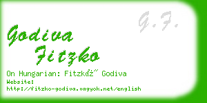 godiva fitzko business card